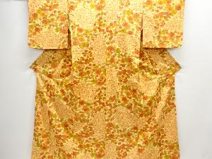 切り嵌め風菊尽くし模様小紋着物